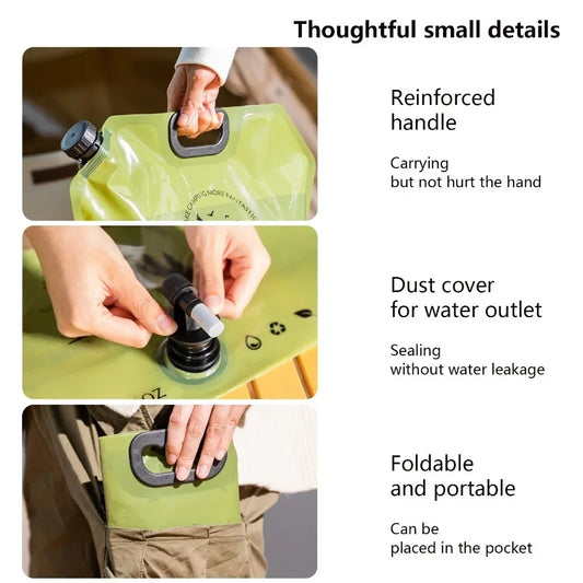 8L Portable Folding Water Bag