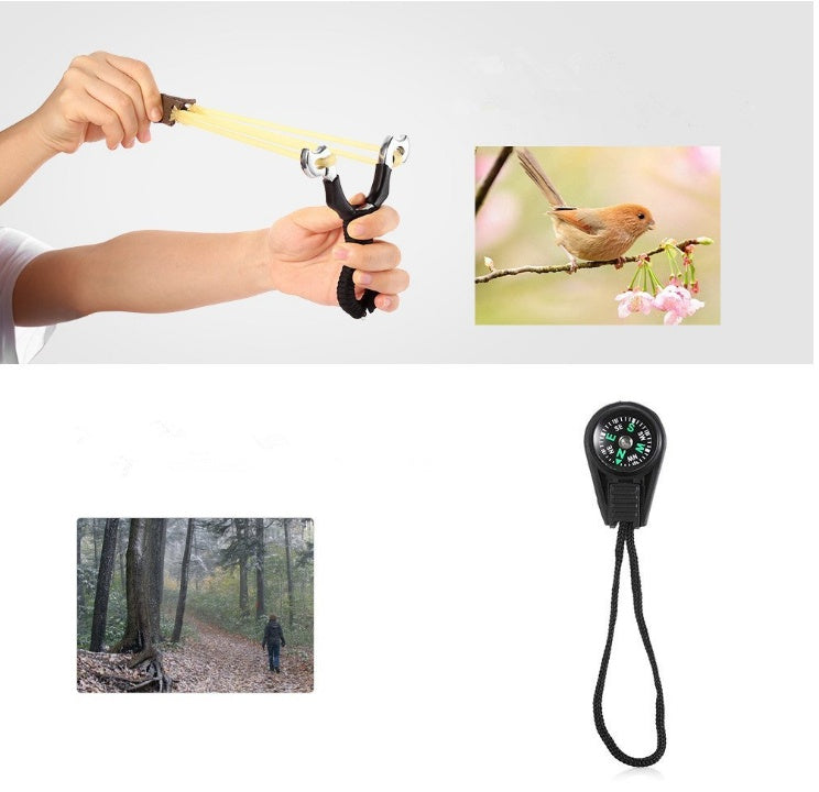 Survival Compass Flashlight First Aid Kit