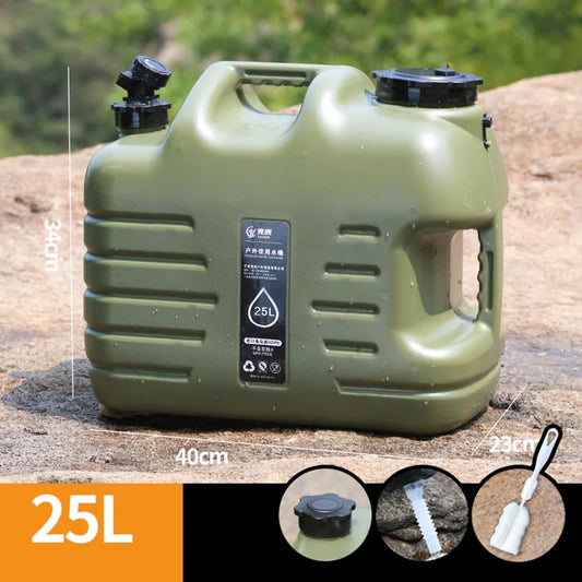 5-25L Outdoor Bucket Camping Water Container PE Food Grade Water Tank Large Capacity  Portable Bag For Car Water Storage Tools